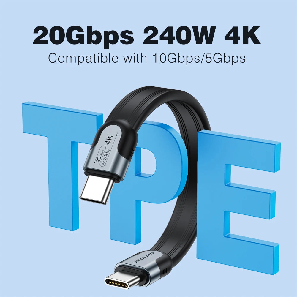 20Gbps USB-C Data Cable for Fast Charging & Data Transfer