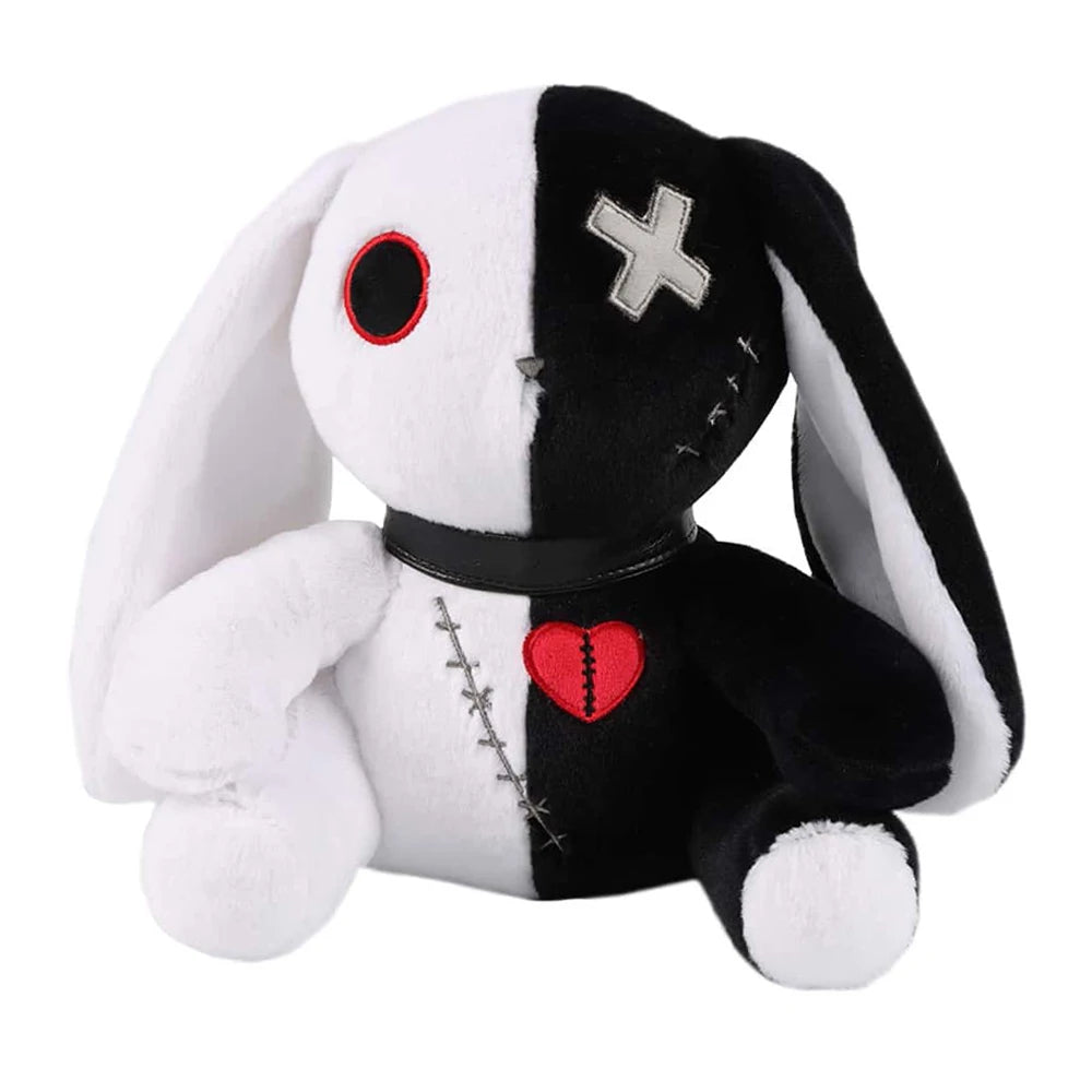 Spooky Gothic Bunny Plush Toy | Creepy Rabbit Horror Doll