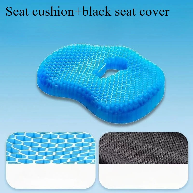 Comfortable Gel U-Shaped Seat Cushion | Ergonomic & Supportive