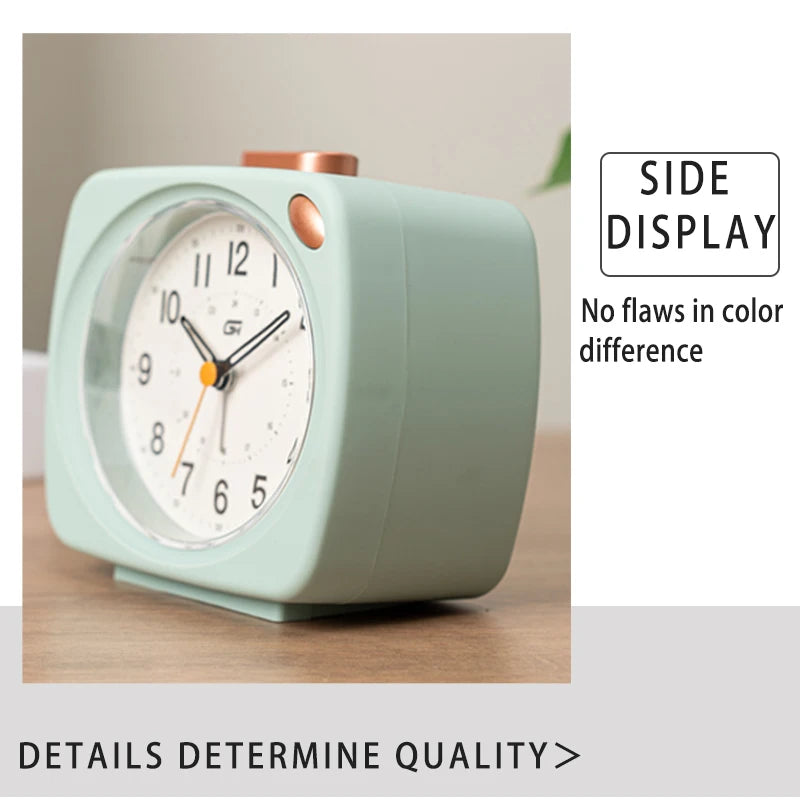 Modern Music Alarm Clock with Snooze and Night Light Function