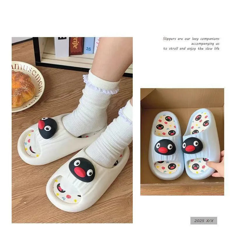 Cute Penguin Animal Slippers | Comfortable All-Season Footwear