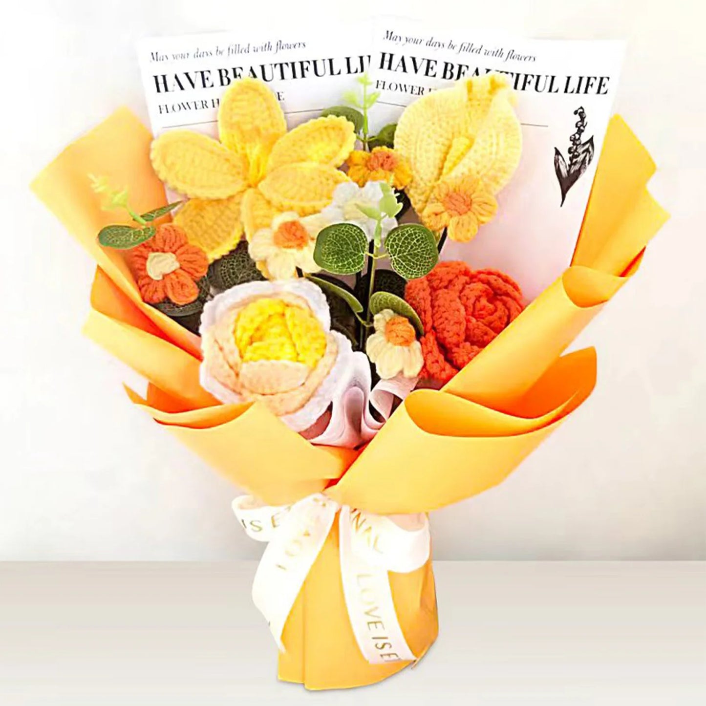 Ramo de flores de ganchillo hecho a mano | Perfecto para cualquier ocasión