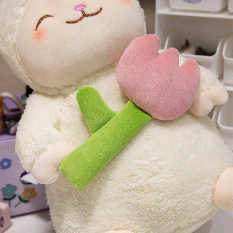 Cute Soft Sheep Plush Doll | Adorable Hugging Gift for Kids