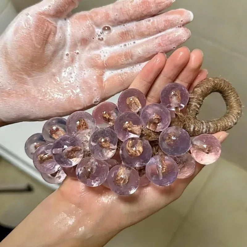 Crystal Transparent Grape Air Freshener Soap | Bathroom Decor