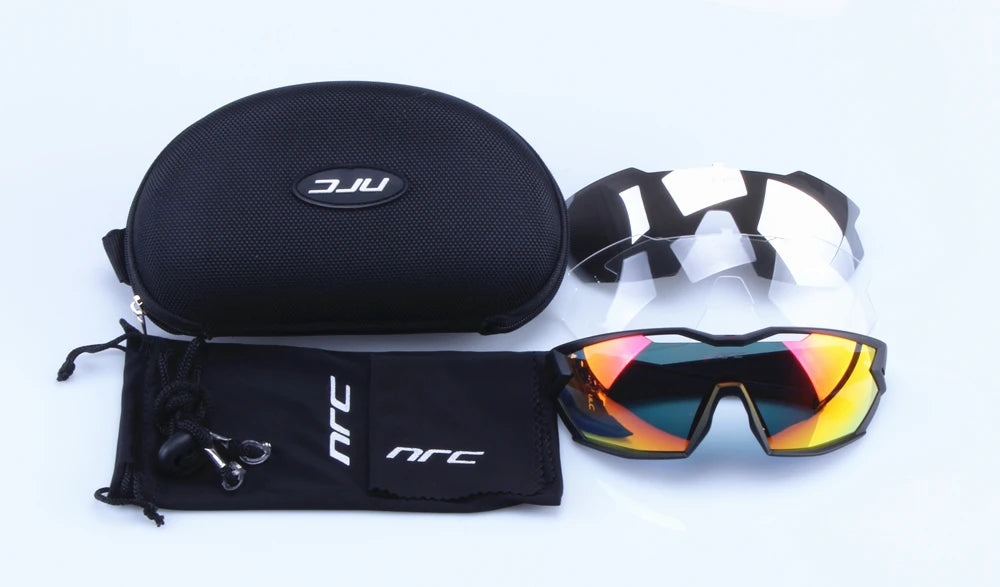 Unisex 3 Lens Cycling Glasses | Versatile Sport Sunglasses