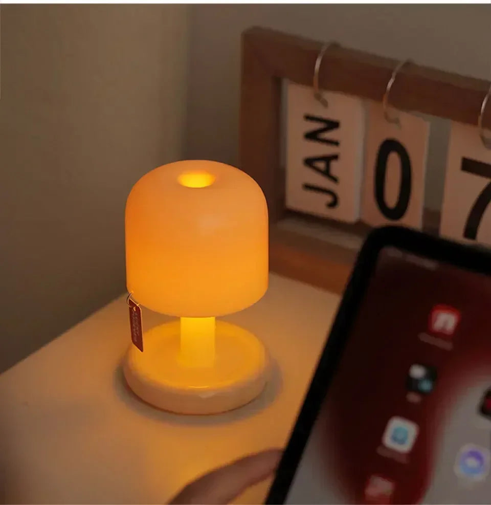 Creative USB Rechargeable Sunset Night Lamp | Mushroom Design