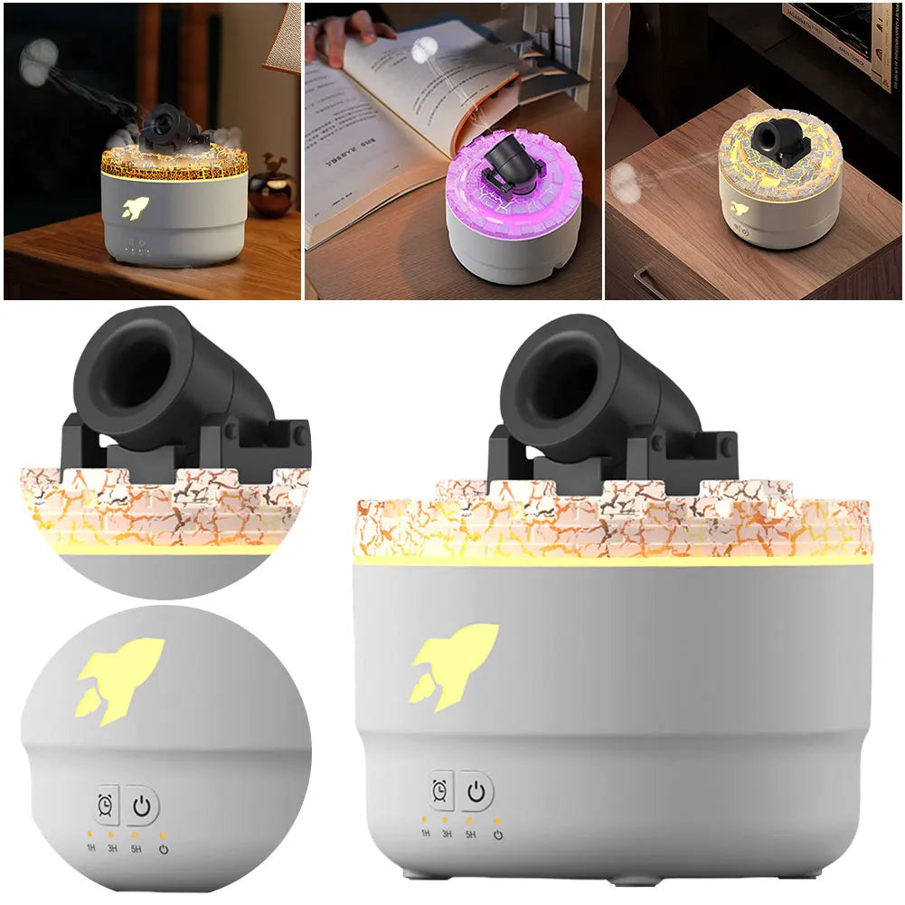 Volcanic Crack Air Humidifier & Aroma Diffuser | Relaxing Ambiance