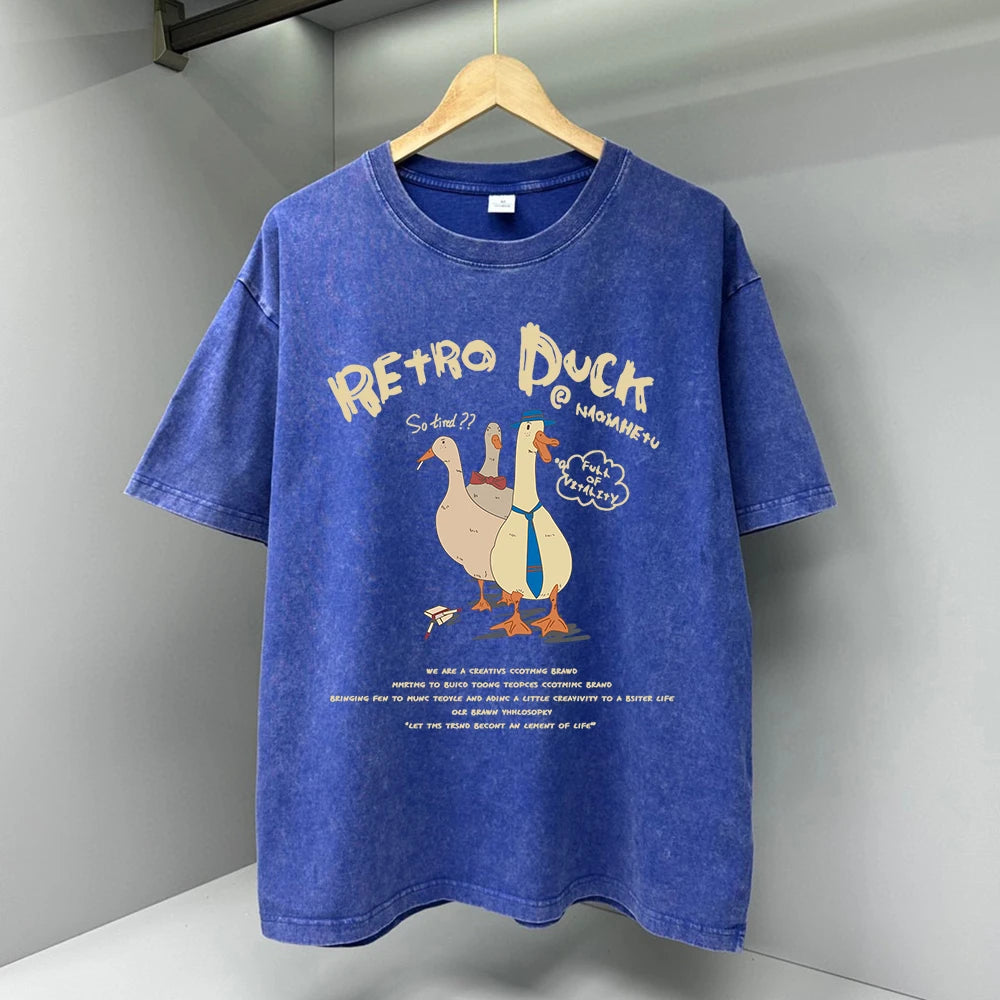 Men's Retro Cartoon Graphic T-Shirt | Stylish Summer Wear