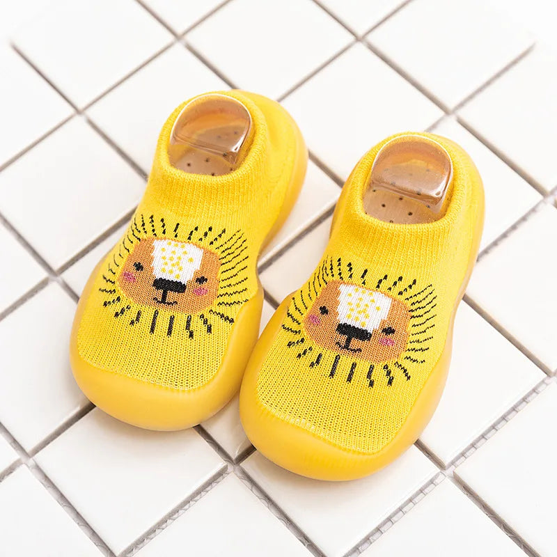 Kids Sock Shoes | Breathable Non-Slip Animal Print Toddler Shoes