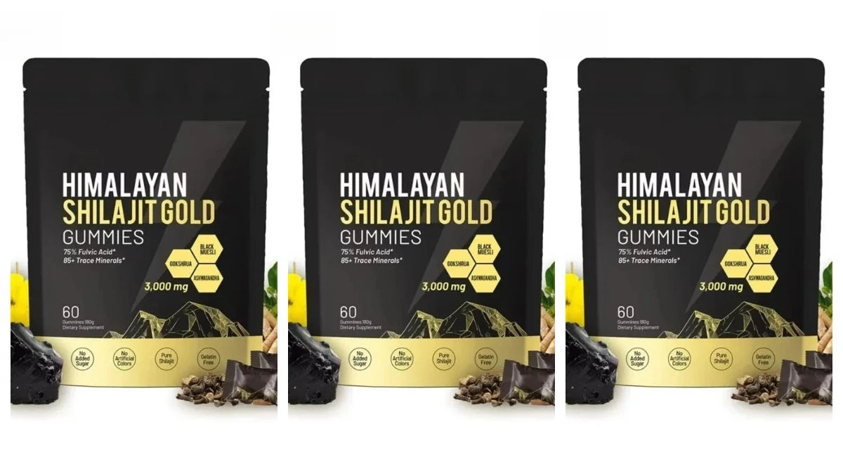 Pure Himalayan Shilajit Gummies | Daily Health Support Supplements