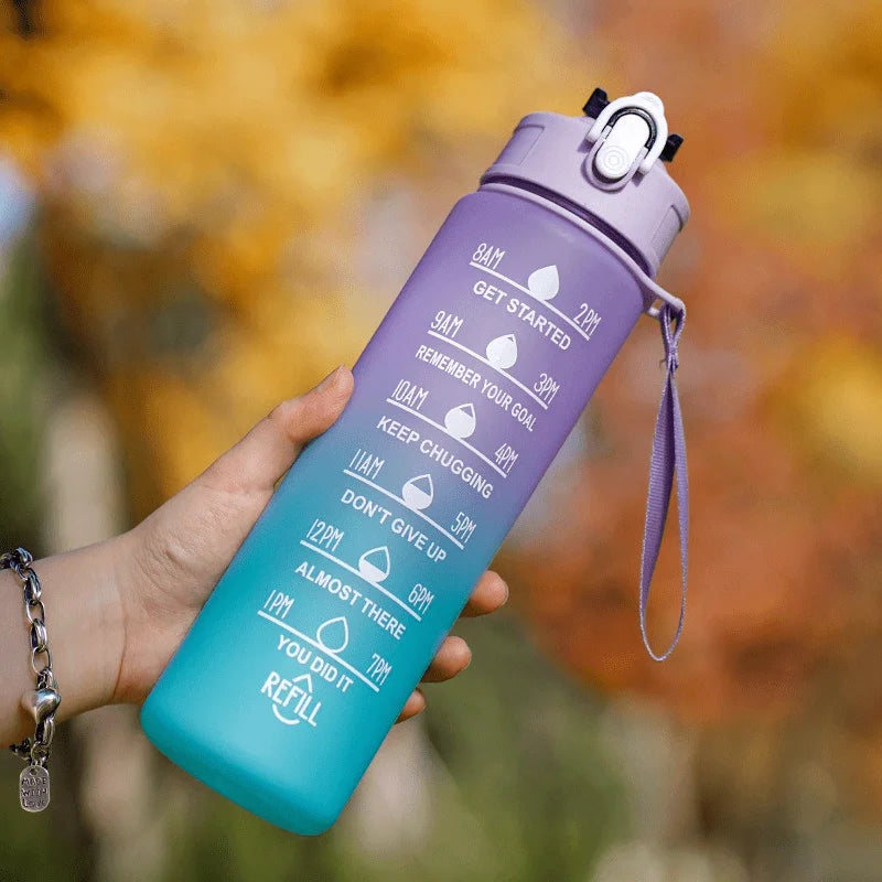 2 Liter Large Sports Water Bottle | Leak Proof & Portable