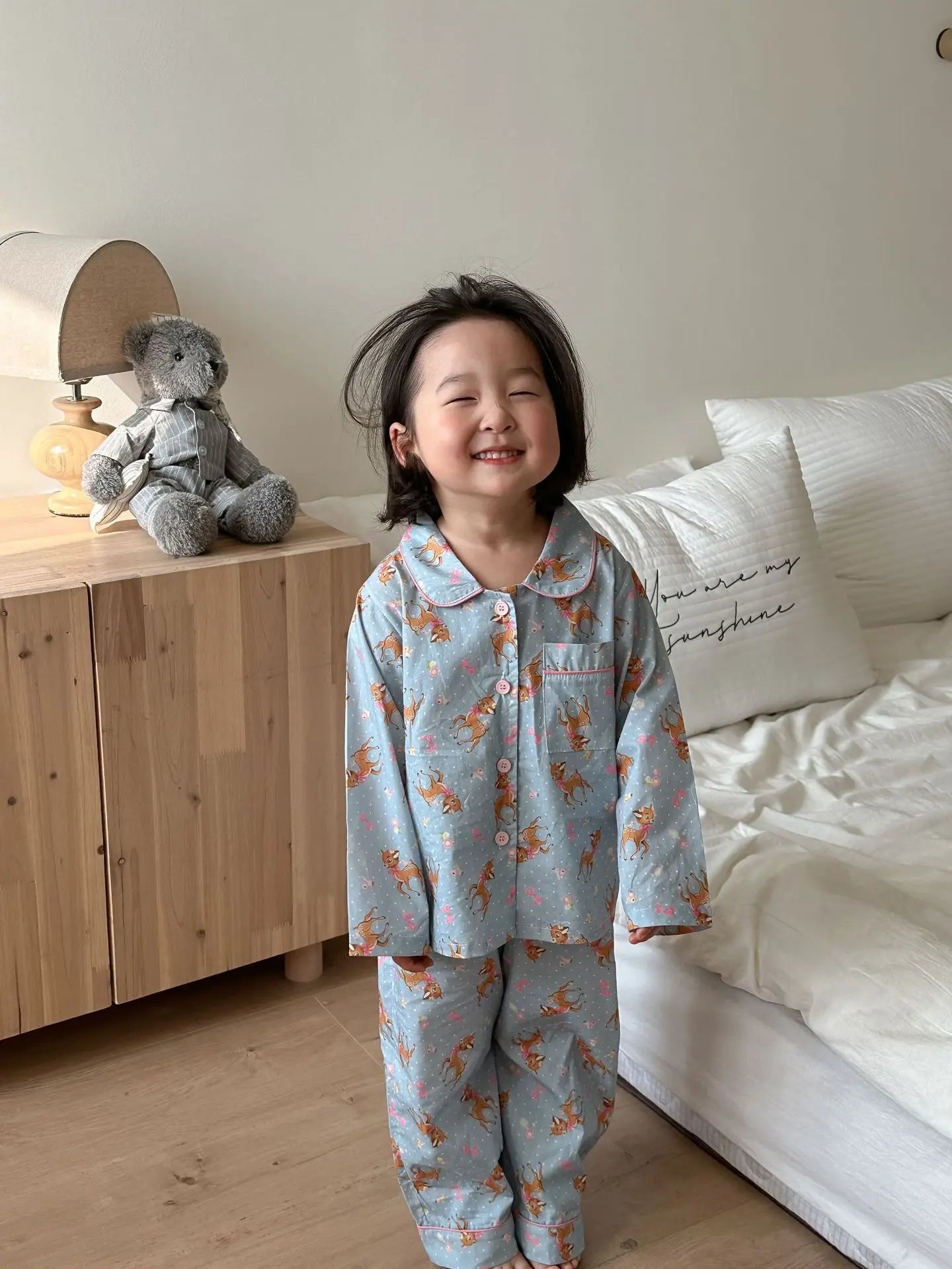 Spring Children's Cartoon Homewear Outfits | Cute Pajamas Set