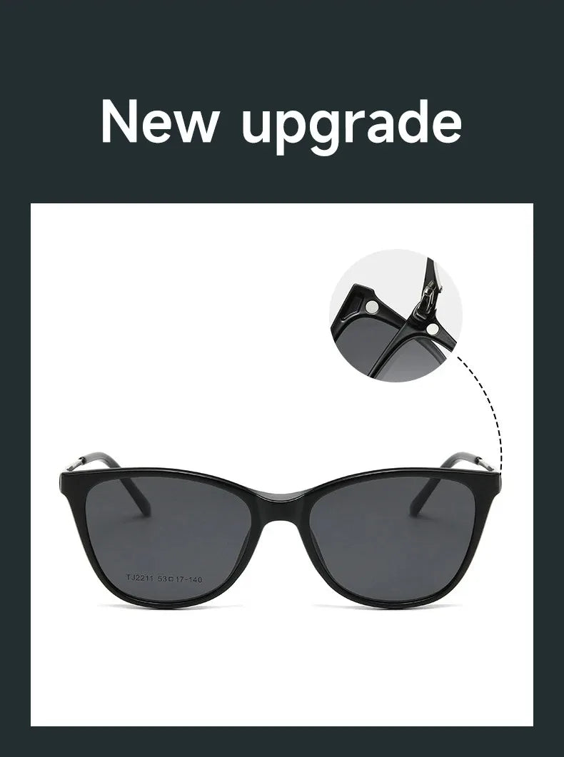 Multifunctional Cat Eye Polarized Sunglasses for Women | Customizable Lenses 2026