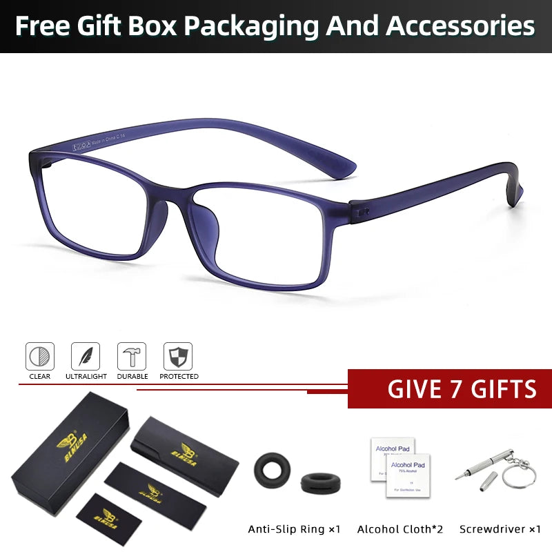 Men's Ultralight Prescription Sports Eyewear | Anti-Blue Ray Glasses