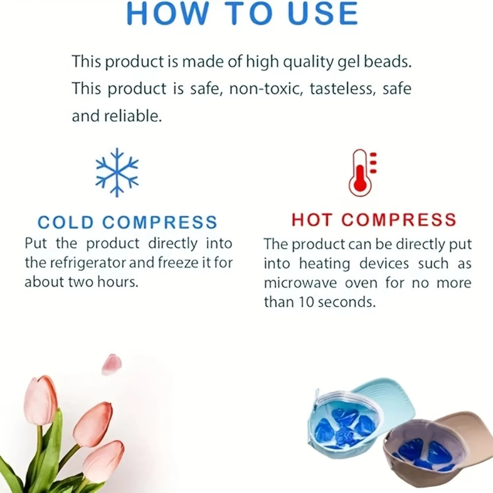 Cooling Hat Pads for Fever Relief | Soothing Gel Inserts