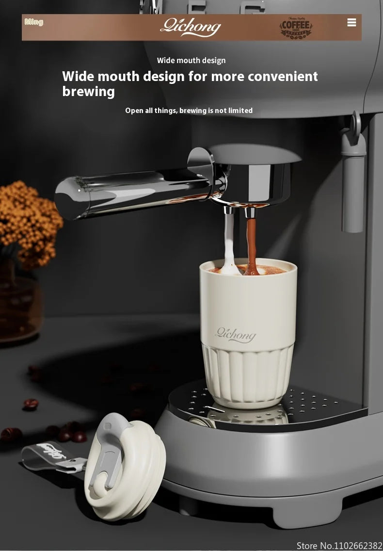 Vacuum Insulated Travel Coffee Mug | 410ML Ceramic Liner Tumbler