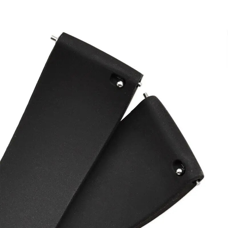Soft Silicone Quick Release Watchband with Butterfly Buckle