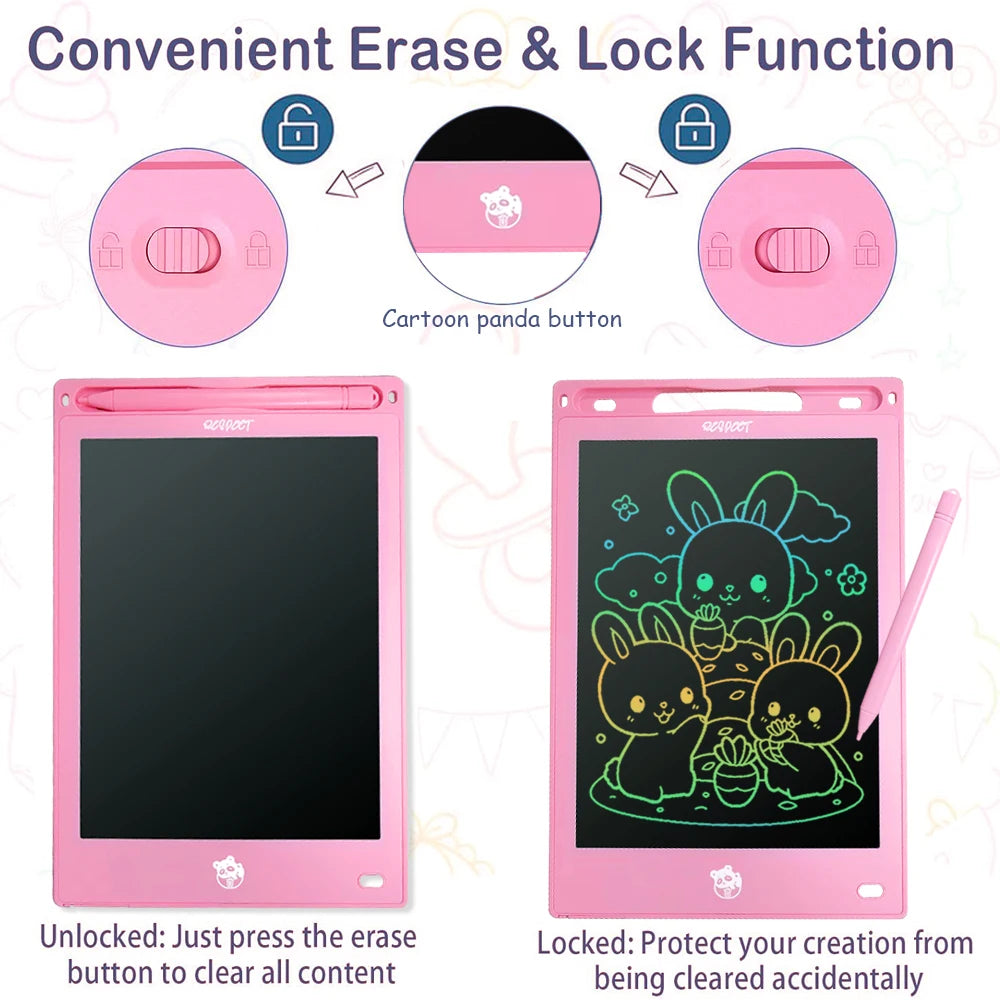 Educational LCD Writing Board Tablet | Creative Doodle Board for Kids