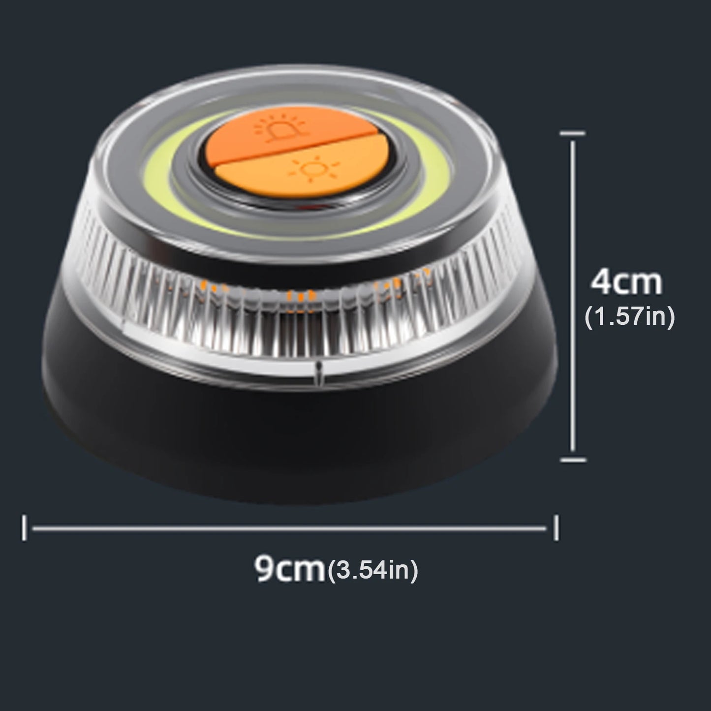 2 Light Modes Car Emergency Beacon Light for Safety Alerts