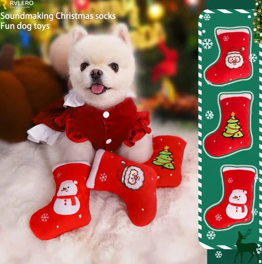 Pet Cotton Rope Slippers | Fun Squeaky Dog Toys for Chewing