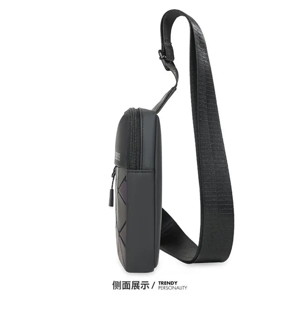Stylish Crossbody Small Bag | Fashionable Rhombus Grid Design