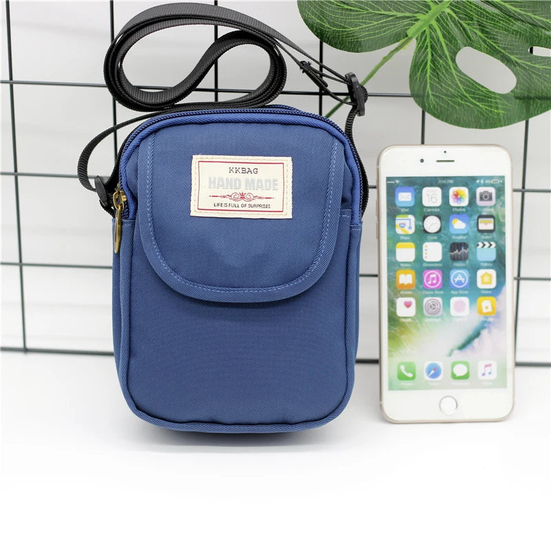 Stylish Men's Crossbody Bag | Versatile Nylon Mobile Wallet