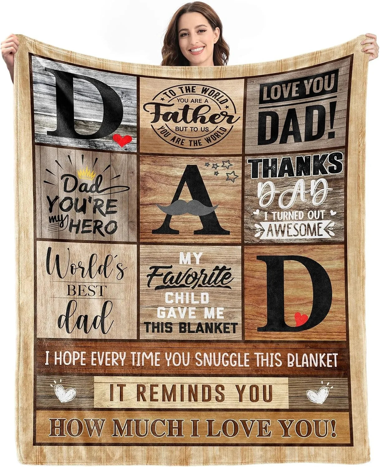Super Soft Flannel Throw Blanket | Unique Gifts for Mom