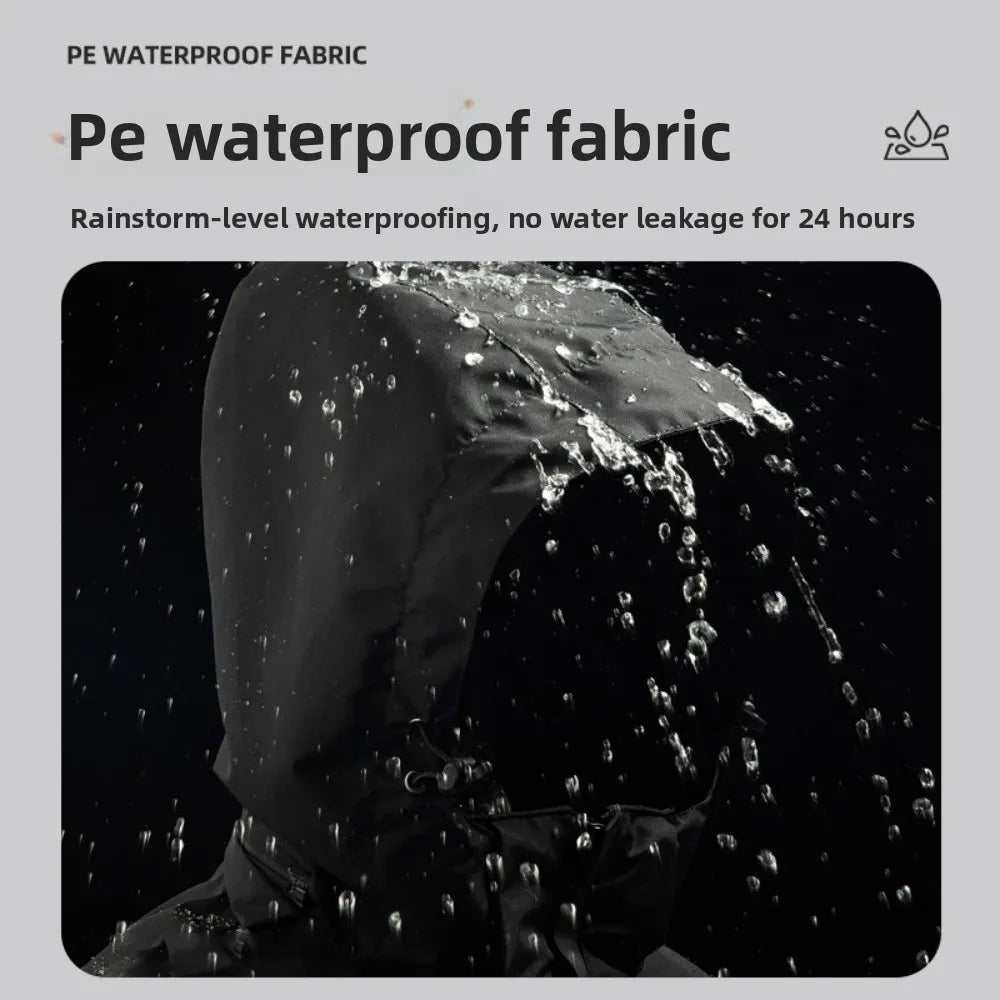 Heavy-Duty Waterproof Raincoat for Outdoor Adventures | Windproof Gear