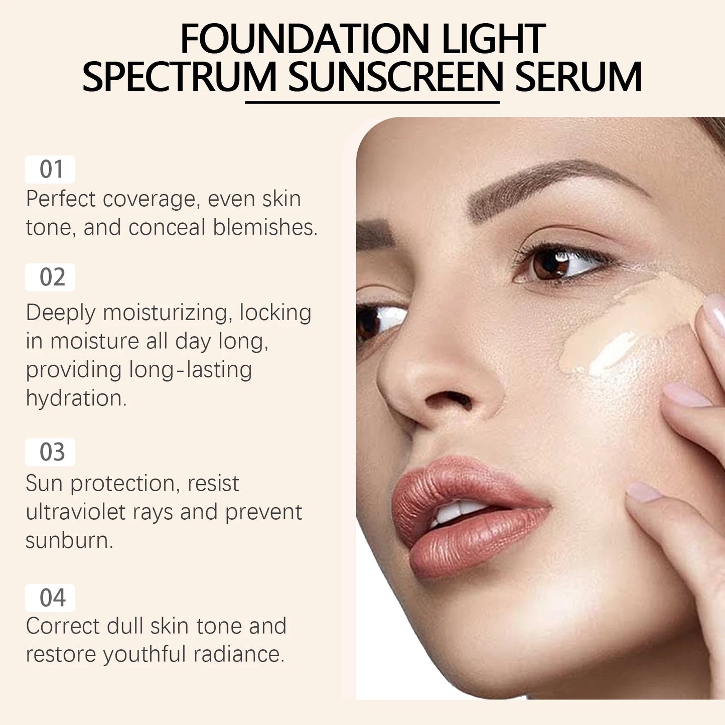 Skin-Nourishing Natural Finish Foundation | Moisturizing Concealer