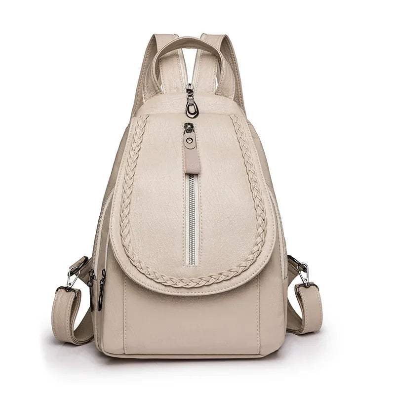 Stylish Women's Leather Backpack | Chic Travel Bag for All Occasions