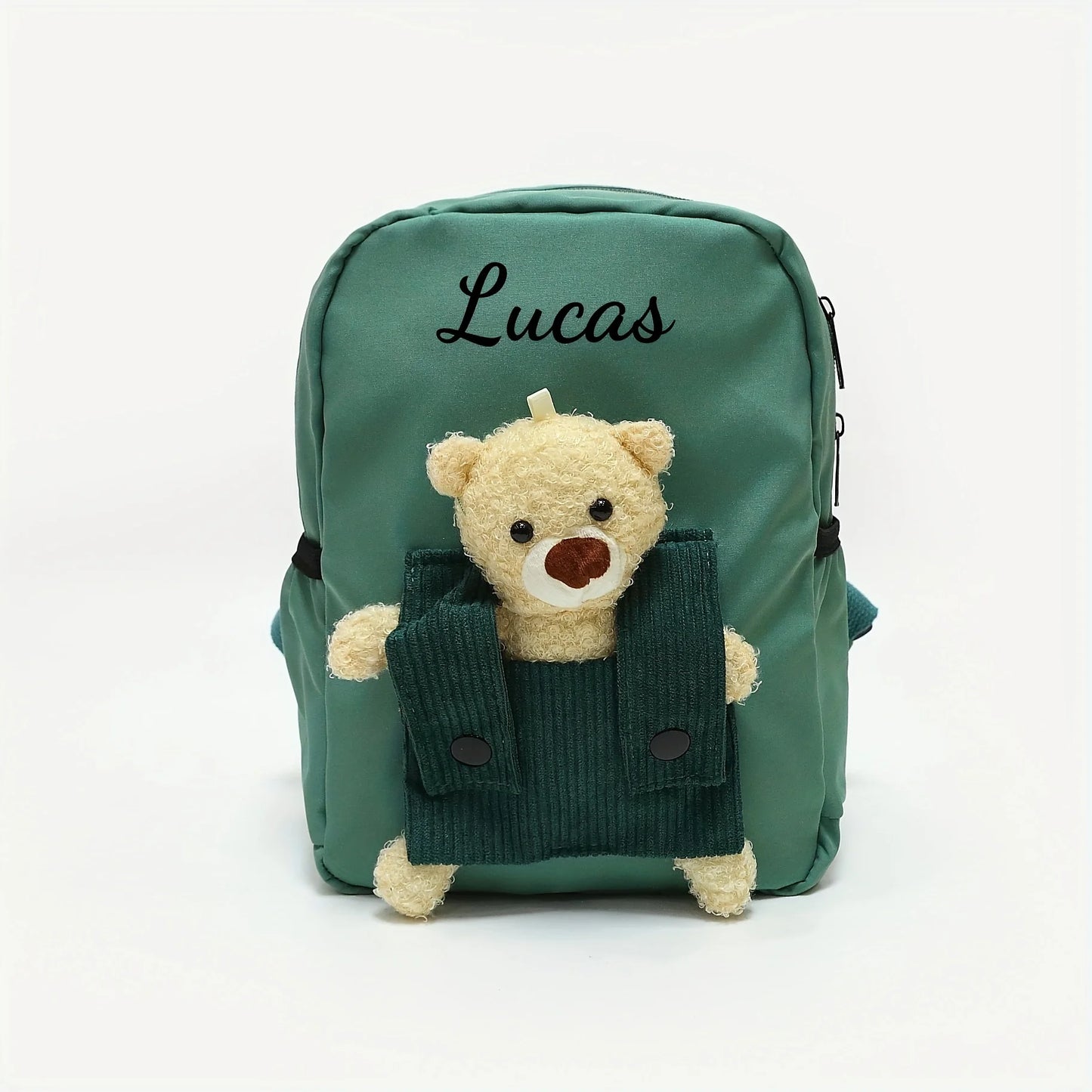Personalized Plush Bear Backpack | Custom Kids Embroidered Bag