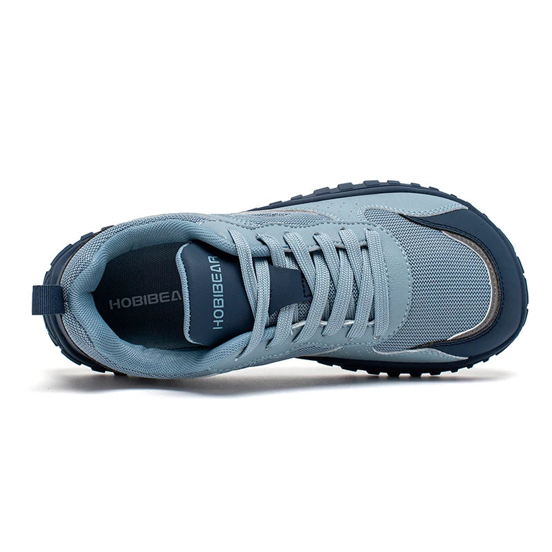 Unisex Wide Toe Sneakers | Comfortable Lace Up Walking Shoes