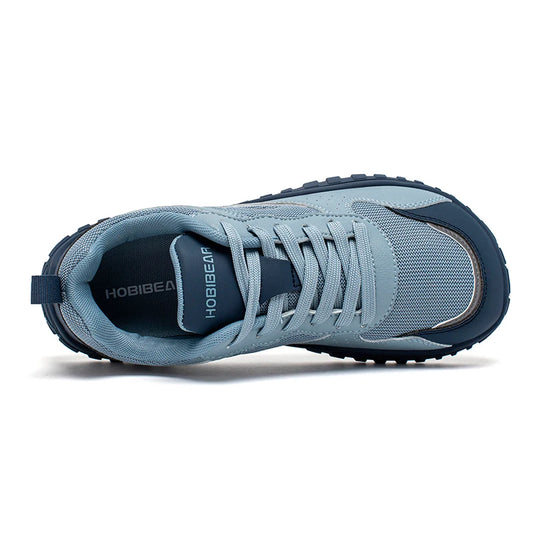 Unisex Wide Toe Sneakers | Comfortable Lace Up Walking Shoes