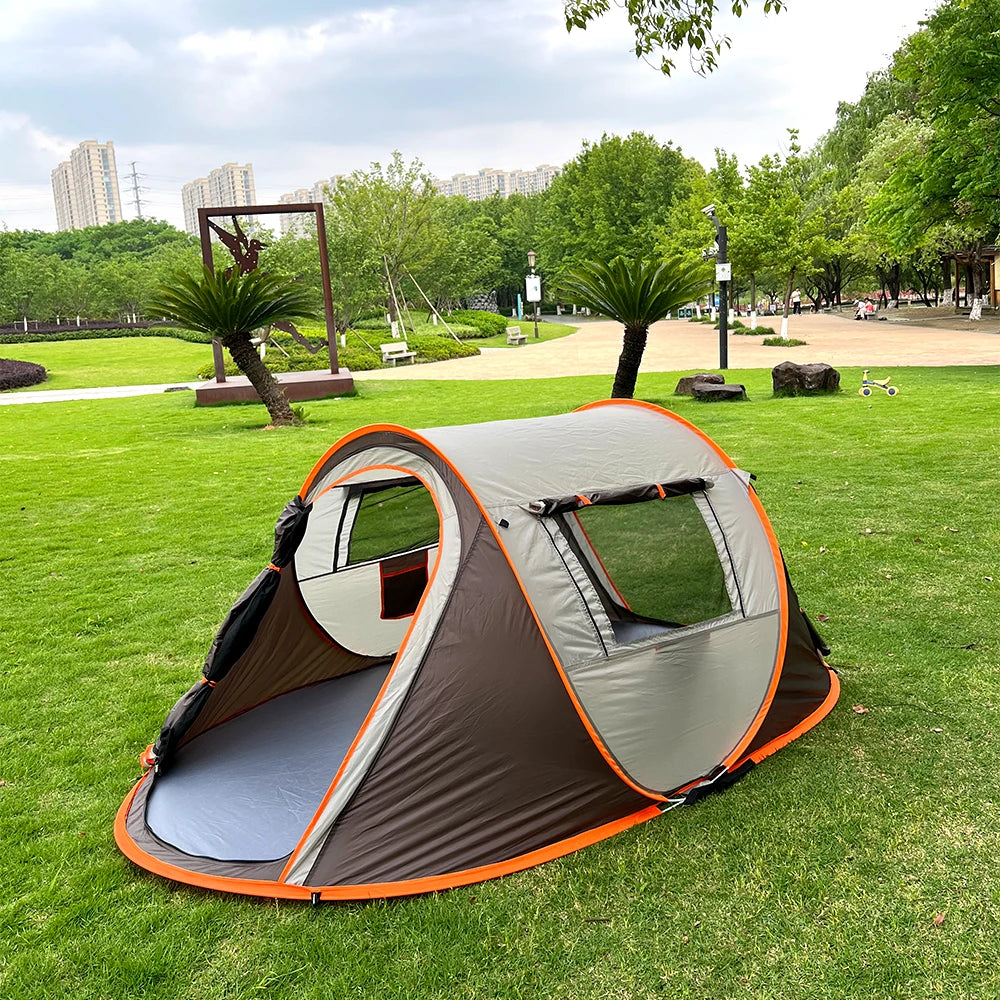 Spacious Waterproof Pop-Up Tent for 5-8 People | Quick Open Design