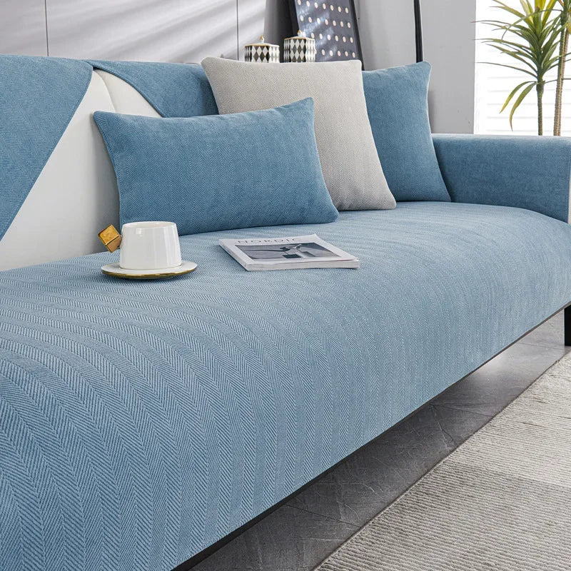 Universal Chenille Fabric Non-Slip Sofa Seat Cover | Home Decor