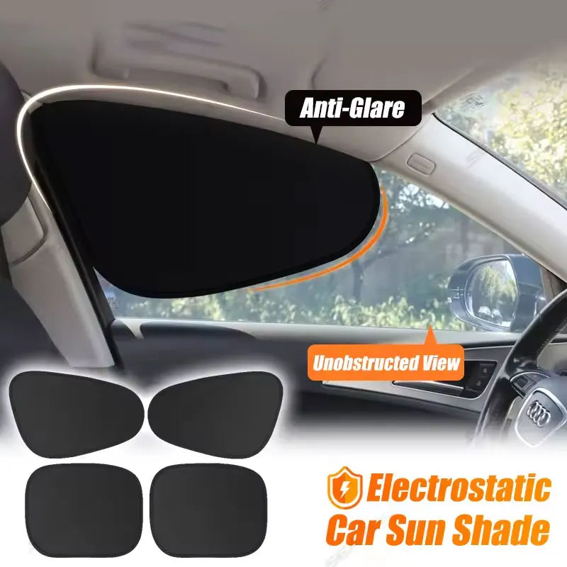 Electrostatic Sun Visor for Car Side Windows | UV Protection Cover