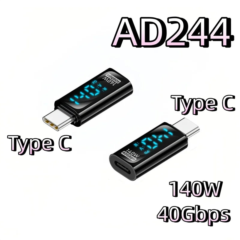 140W USB Type C Converter Adapter for Fast Charging & 8K Video