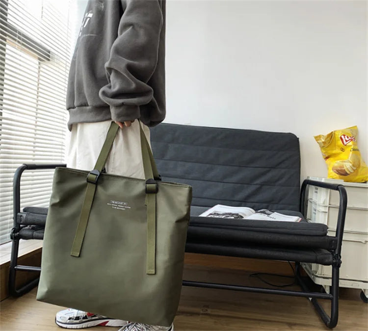 Unisex Large Capacity Waterproof Shoulder Bag | Multi-Function Tote