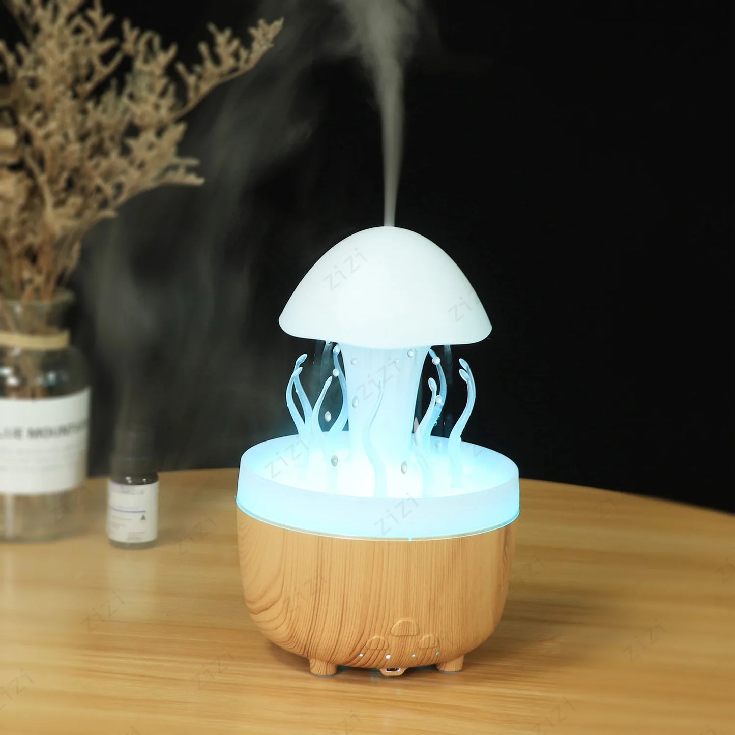 Colorful Night Light Aromatherapy Humidifier | Relaxing Bedroom Decor