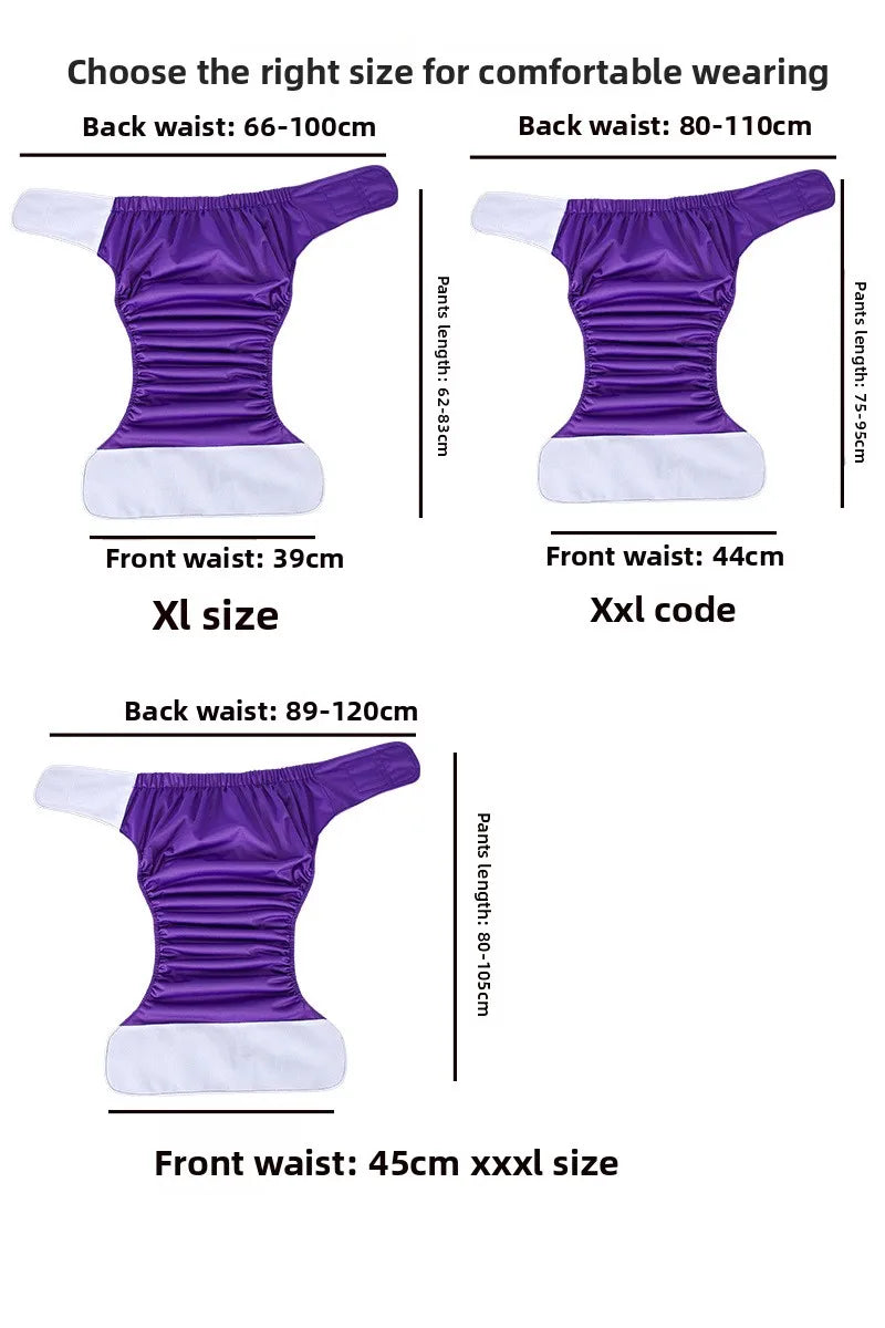 Washable Adult Cloth Diapers | Reusable, Waterproof & Anti-Leak