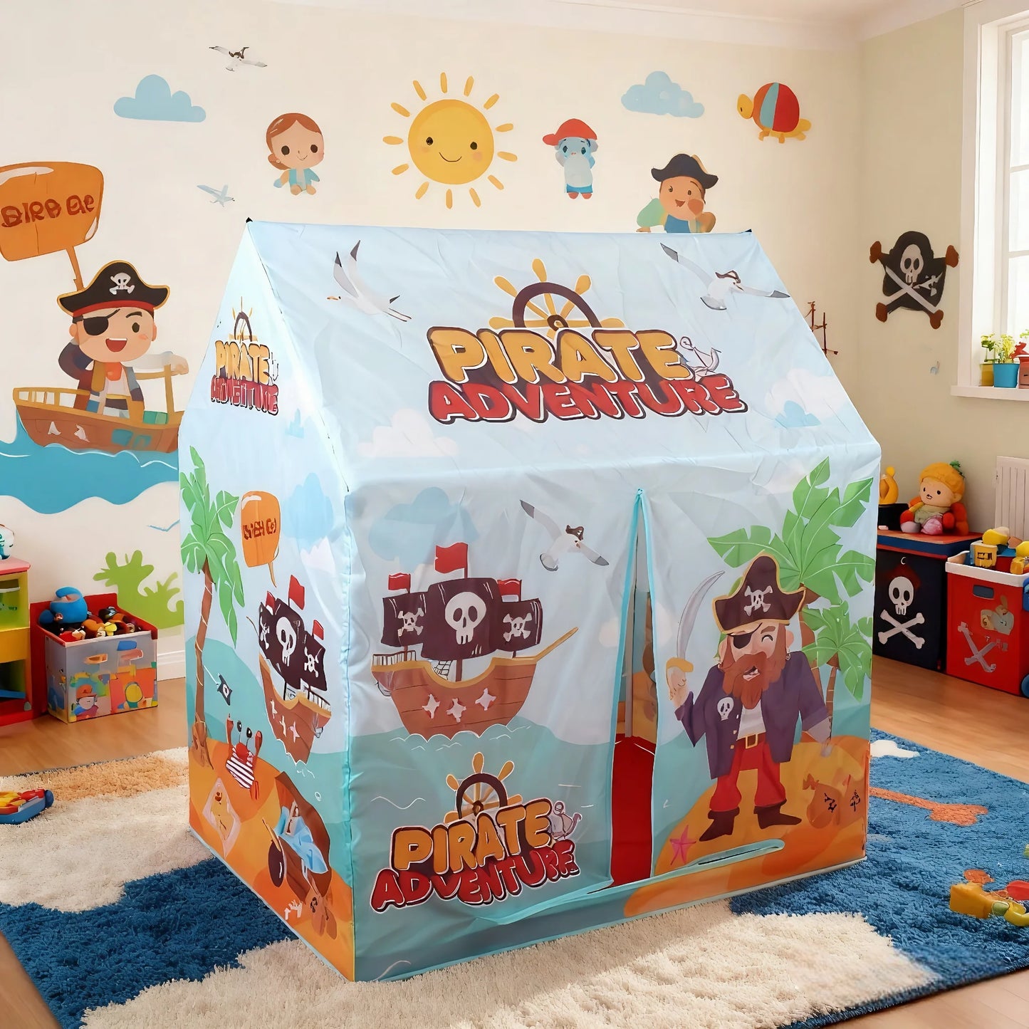 Children's Fun Toy Castle Tent | Portable Playhouse for Kids
