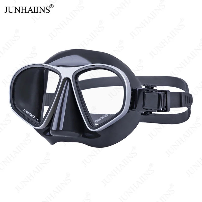 Freediving Mask with Aluminum Frame | Anti-Fog Diving Gear