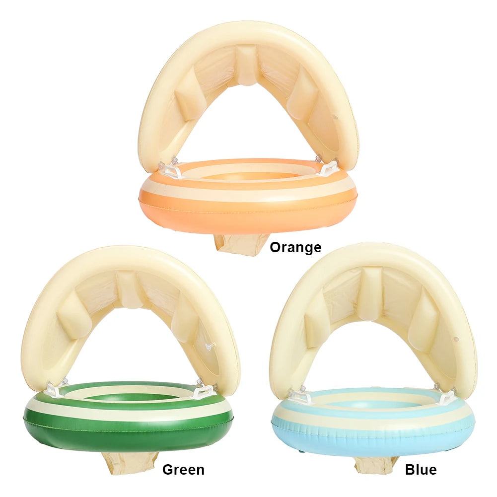 Inflatable Pool Float for Kids | Baby Swim Seat Ring for Water Fun