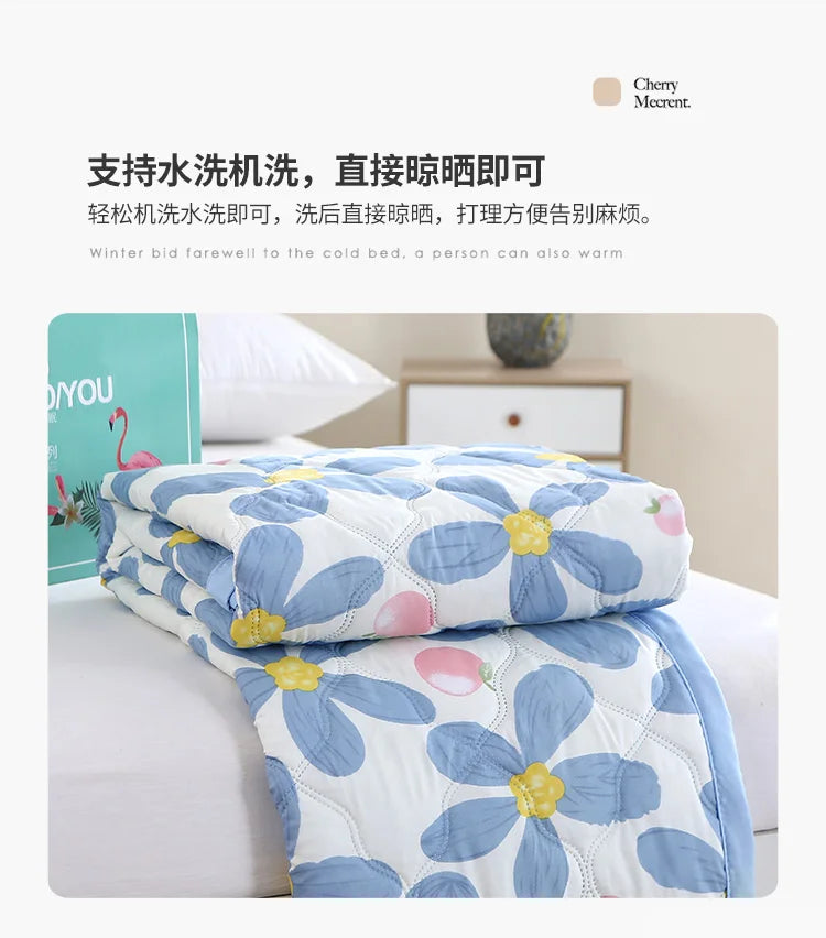 Cool Summer Quilt | Soft, Breathable Air Conditioner Blanket