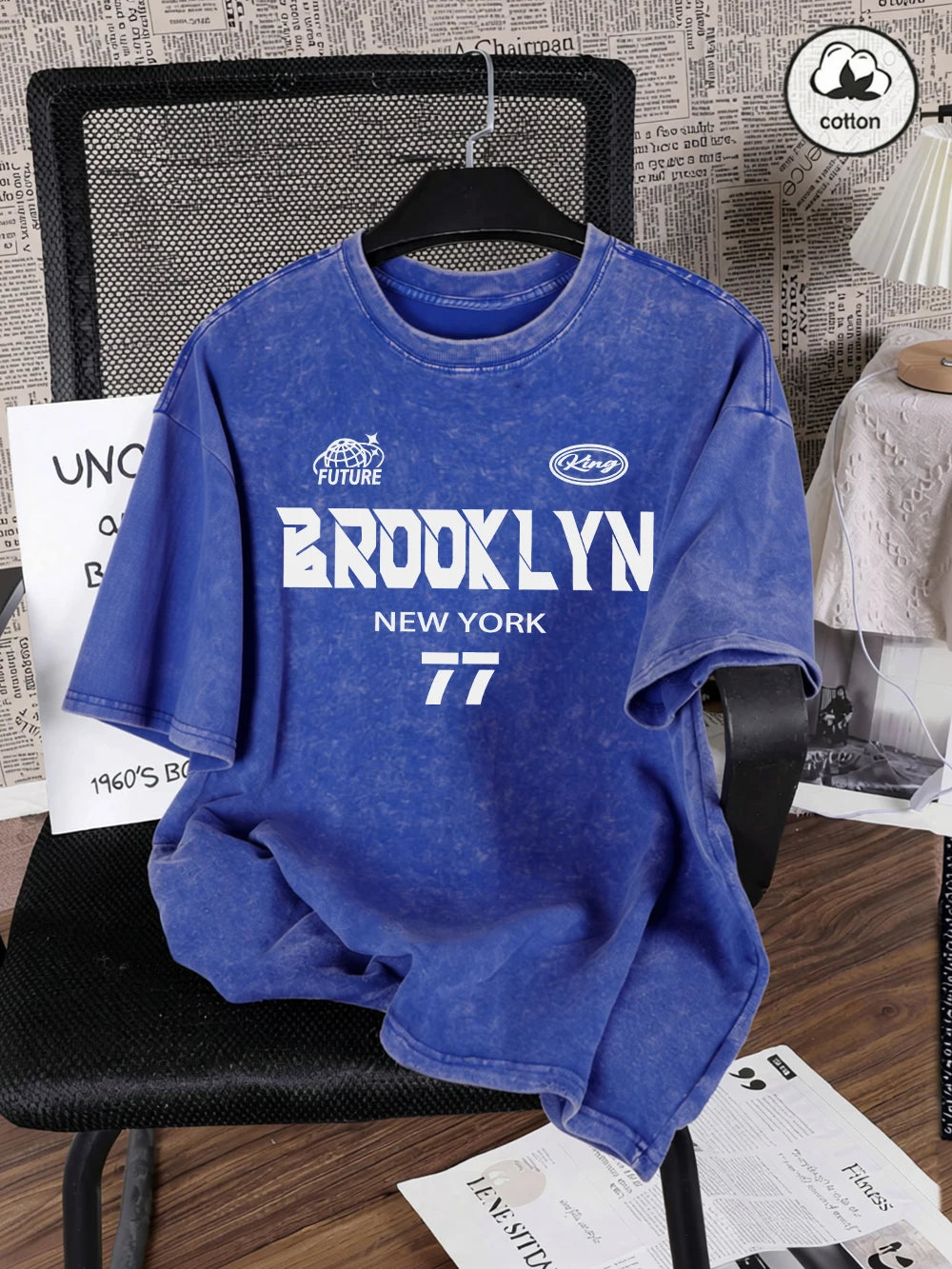 Men's Oversized Cotton T-Shirts | Casual Summer Short Sleeve Tops