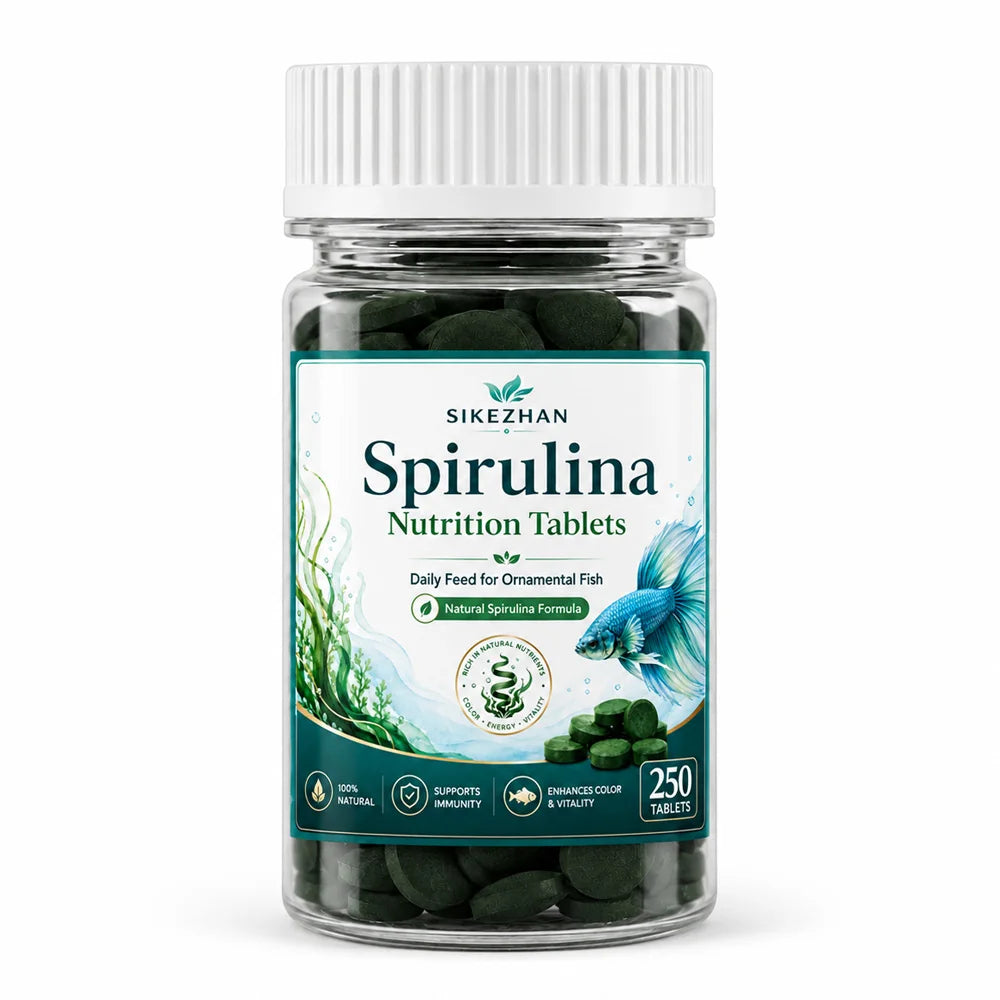 Natural Spirulina Tablets for Tropical Fish | Enhance Color & Vitality