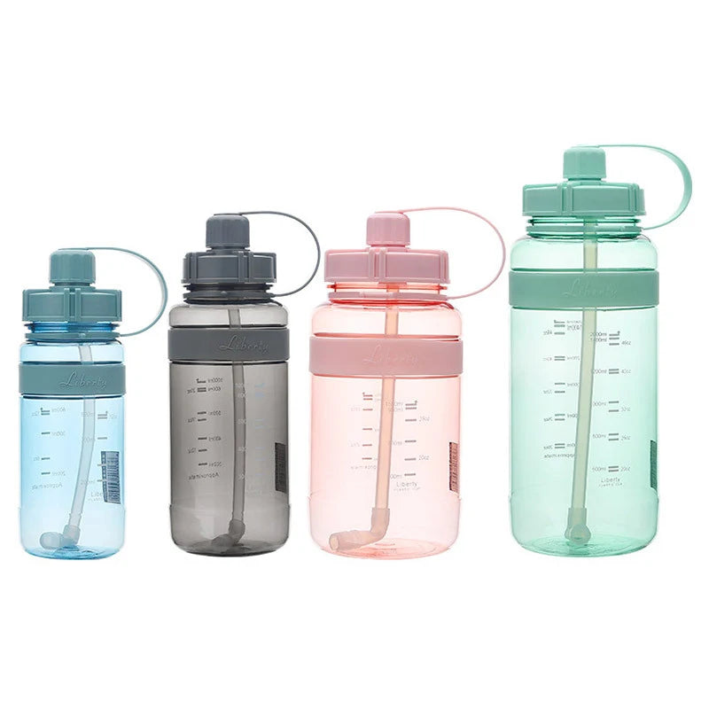 BPA Free Sport Water Bottle with Straw | Perfect for Hydration