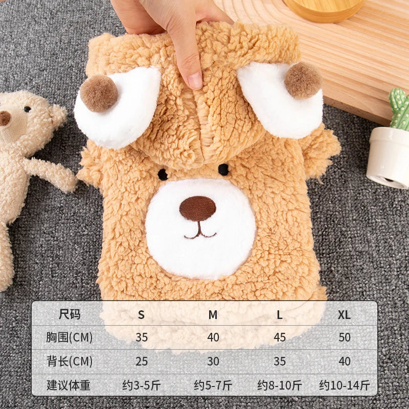 Thickened Fluffy Cotton Coat for Kittens | Warm Winter Jacket
