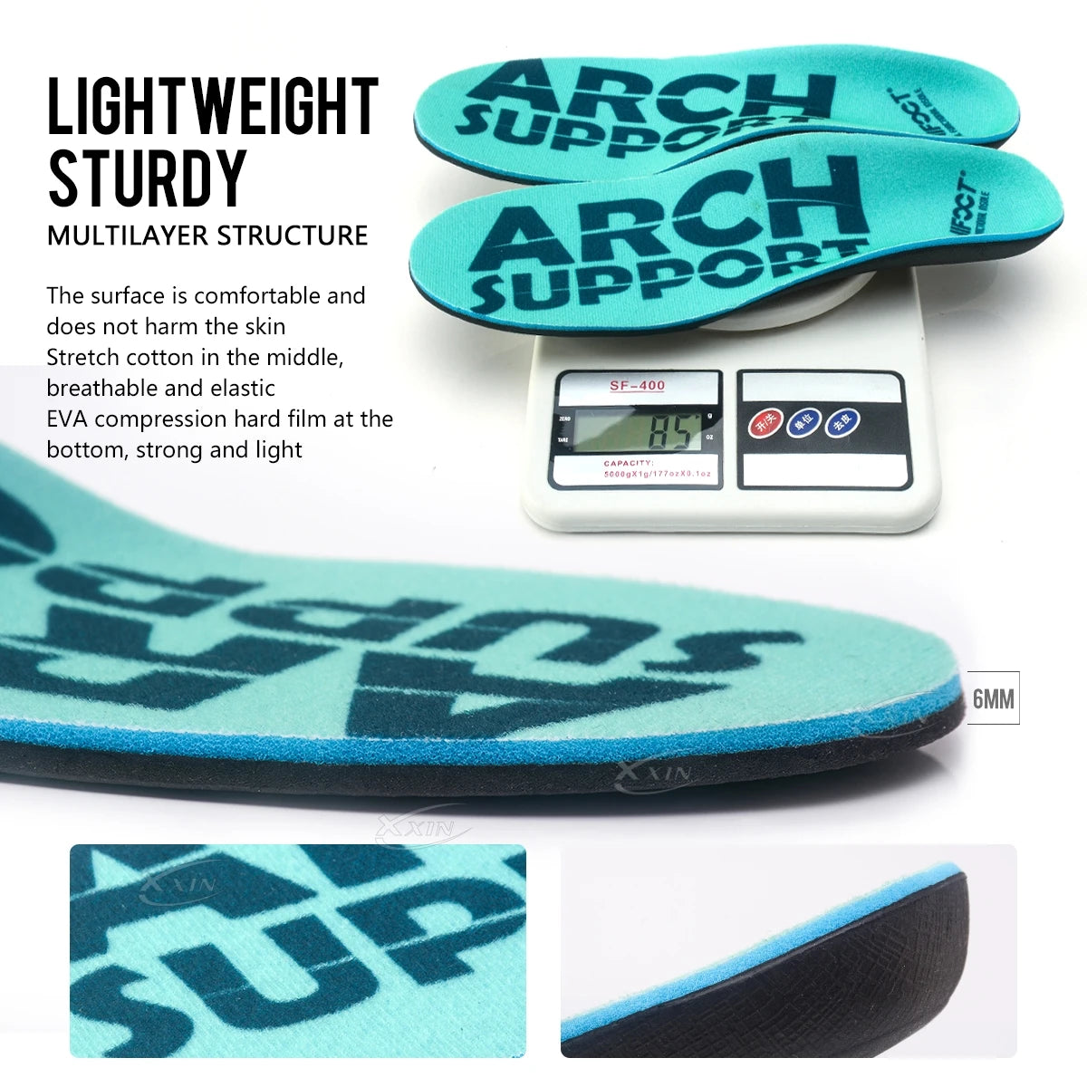 Arch Support Insoles for Flat Feet | Orthopedic Shoe Pads