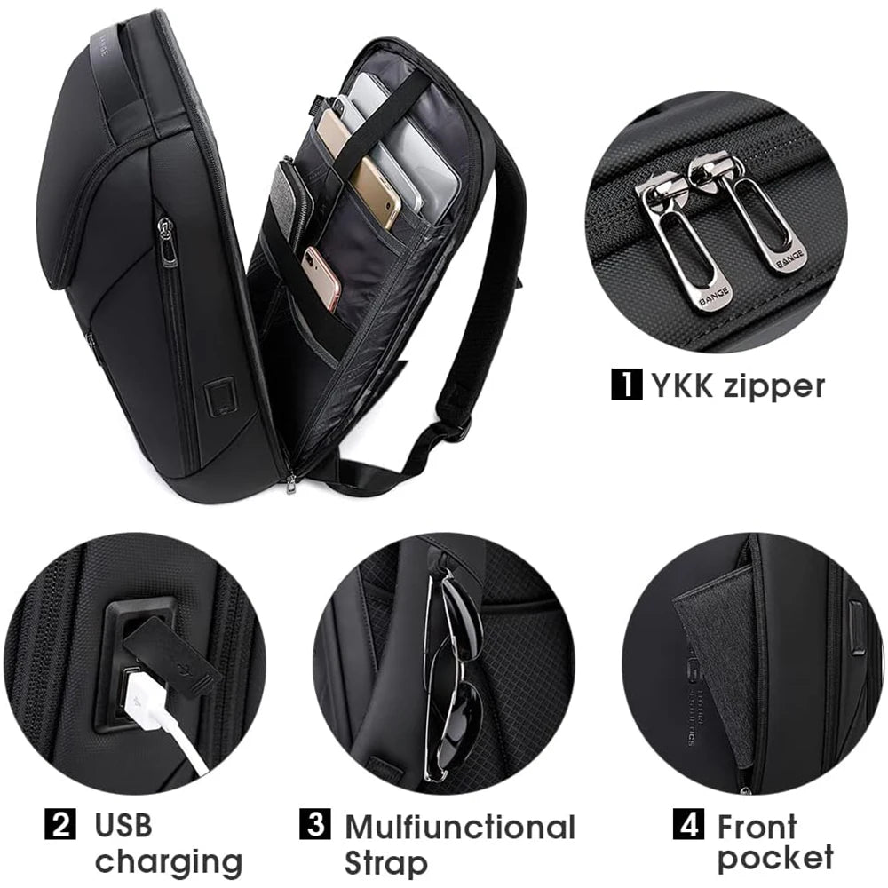 Multifunctional Waterproof Business Backpack | Perfect for Work & School